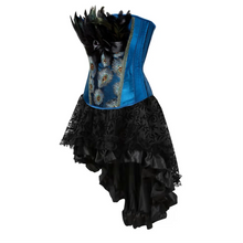 Load image into Gallery viewer, Peacock Corset Dress
