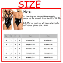Load image into Gallery viewer, One-Piece Zippered Crotch Teddy Lingerie
