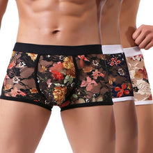 Load image into Gallery viewer, Floral Lace Boxer Briefs Underwear
