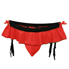Load image into Gallery viewer, Ruffled Briefs with Garter and Penis Pocket

