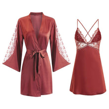 Load image into Gallery viewer, Robe &amp; Nightdress Sleepwear Set
