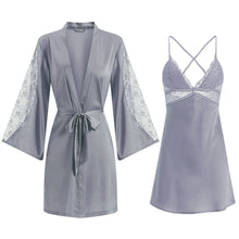 Load image into Gallery viewer, Robe &amp; Nightdress Sleepwear Set
