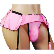 Load image into Gallery viewer, Ruffled Briefs with Garter and Penis Pocket

