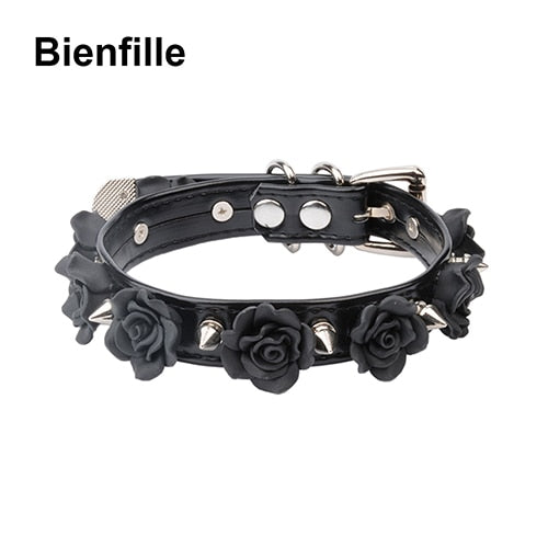 Rose Studded Collars