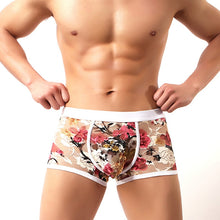 Load image into Gallery viewer, Floral Lace Boxer Briefs Underwear
