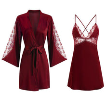 Load image into Gallery viewer, Robe &amp; Nightdress Sleepwear Set
