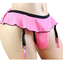 Load image into Gallery viewer, Ruffled Briefs with Garter and Penis Pocket
