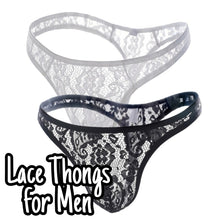 Load image into Gallery viewer, Lace Thongs Underwear
