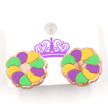 Load image into Gallery viewer, King Cake Earrings
