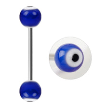 Load image into Gallery viewer, Eyeball Surgical Steel Barbell Tongue Rings
