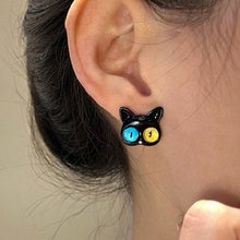 Load image into Gallery viewer, Dangle Cat Earrings
