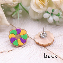 Load image into Gallery viewer, King Cake Earrings
