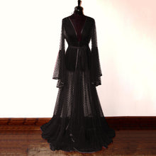 Load image into Gallery viewer, Long Tulle Transparent Robe
