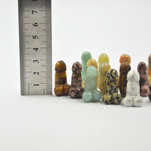 Load image into Gallery viewer, Natural Crystal Spiritual Energy Penis Keychains
