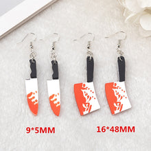 Load image into Gallery viewer, Bloody Knives Earrings
